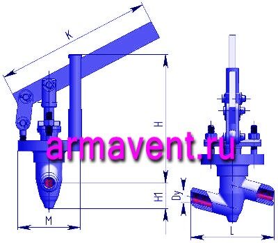 Чертеж клапана 9с-5-1